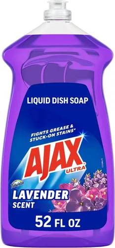 Ajax Ultra Jabón Líquido para Platos con Fabuloso, Aroma a Lavanda, 52 Oz