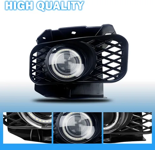 Miniatura 6 de Lámpara de luces antiniebla, compatible con Ford Expedition 1999-2002, F-150 1999-2003 y F-150 Heritage 2004, lado del conductor y del pasajero