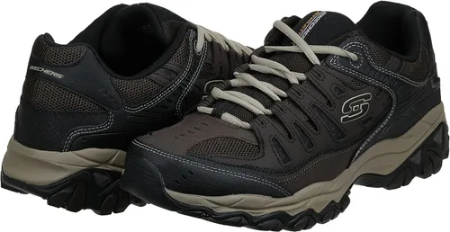 Miniatura 8 de Skechers - Afterburn- Tenis para hombre con cordones y espuma viscoelástica