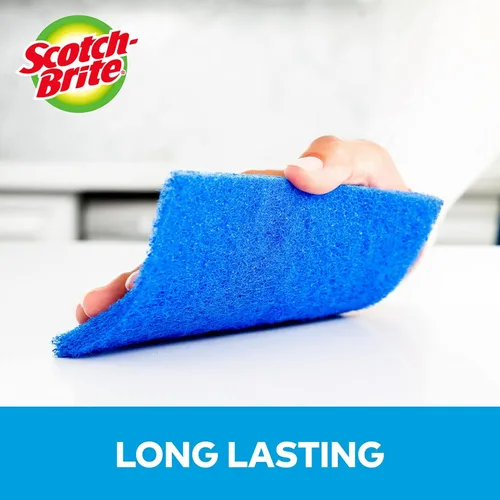 Miniatura 7 de Scotch-Brite - Estropajos antiarañazos, esponjas de limpieza para cocina y vajilla, 3 esponjas (paquete de 2)