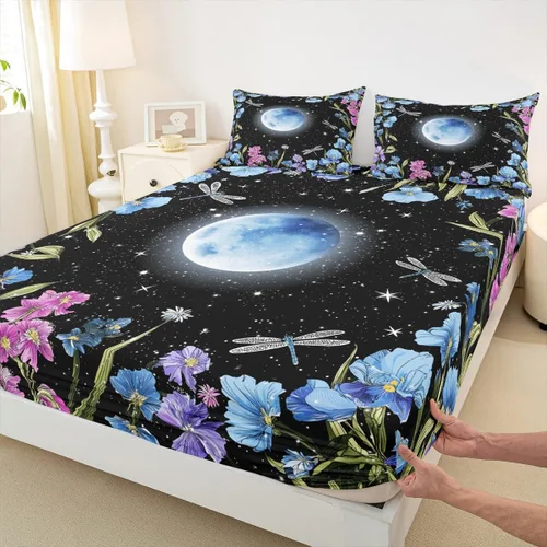 Miniatura 21 de Juego de ropa de cama con estampado de leopardo, tamaño individual, juego de cama de guepardo africano para decoración de dormitorio