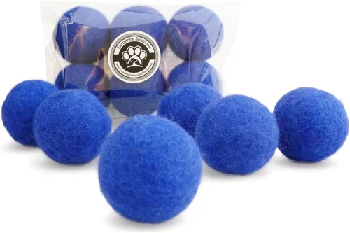 Miniatura 9 de Juguetes de lana para gatos – Pelotas de juguete de fieltro para mascotas pequeñas para buscar y jugar – Bola de lana silenciosa ecológica