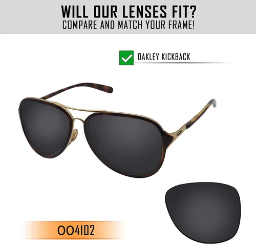 Miniatura 2 de TRUSHELL 16+ opciones lente de repuesto para gafas de sol OAKLEY Kickback OO4102