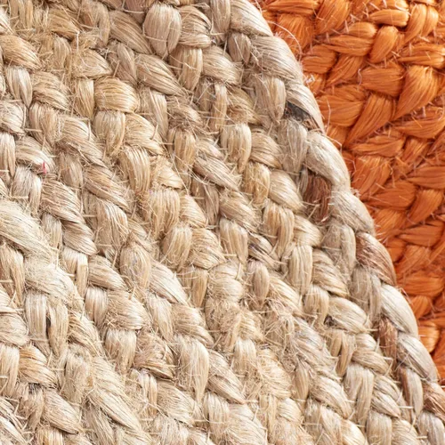 Miniatura 43 de SAFAVIEH Alfombra de Área Redonda de 10' - Colección de Fibra Natural - Verde y Marrón Natural, Yute Hecho a Mano, Diseño de Borde Trenzado (NF801G)