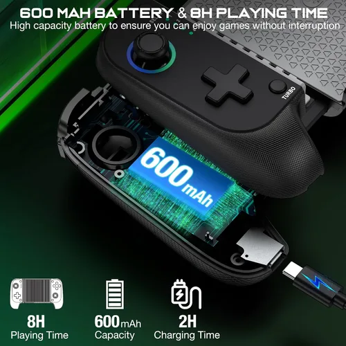 Miniatura 5 de Wireless Phone Controller for iPhone/Android No Deadzone, Mobile Gaming Controller Support Xbox Game Pass, Steam Link, GeForce Now, Call of Duty