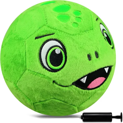 Miniatura 3 de Silent - Balón de fútbol para interiores tamaño 3, pelotas de fútbol de felpa súper ligera y suave para niños, niños pequeños de 1-3, 3-8 años