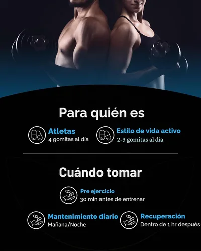 Miniatura 7 de Gomitas de creatina para mujeres y hombres – 5000 mg de creatina pura monohidrato masticables – Gomitas sin azúcar para el crecimiento muscular