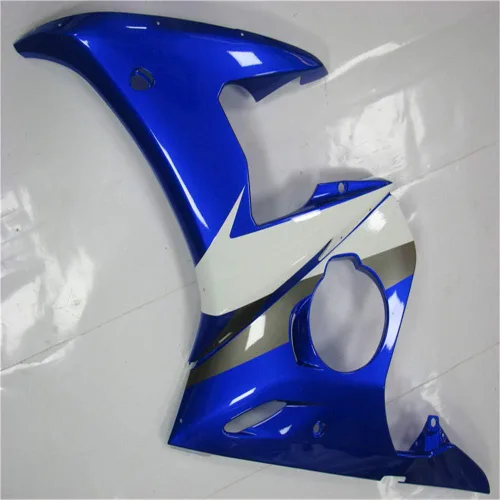 Miniatura 5 de Carenado de inyección azul para Yamaha YZF 2003-2005 R6 y 2006-2009 R6S nuevo kit pintado ABS plástico motocicleta carrocería mercado de accesorios