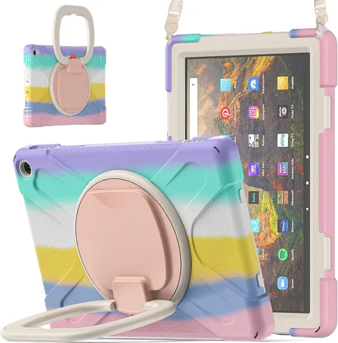 Miniatura 15 de Funda portátil de rotación de 360° para tablet Fire HD 10 y 10 Plus
