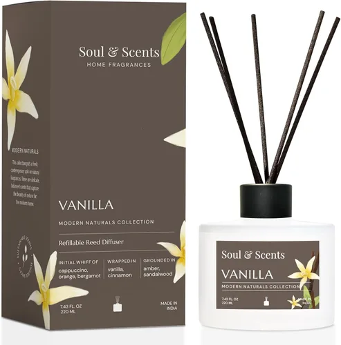 Miniatura 9 de Soul & Scents Juego de difusor de varillas – Blossom Aceite perfumado recargable de 7.43 onzas con 6 varillas de fibra Fragancia y ambientador