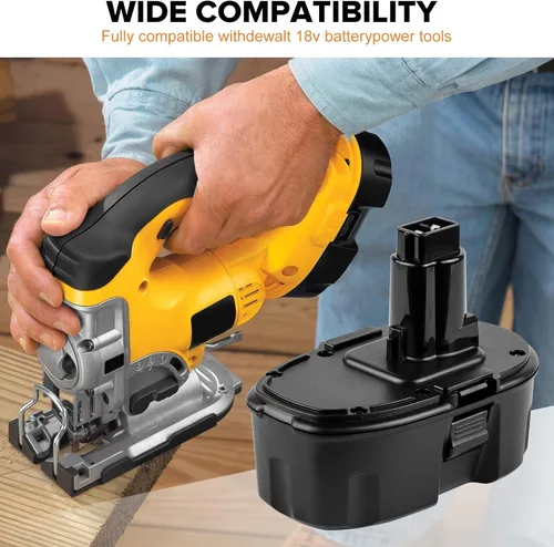 Miniatura 5 de DONGPUCUN Paquete de 2 baterías y cargador de 18 V 5.0 Ah para batería Dewalt 18V XRP DC9096 DC9099 DW9098 con cargador de batería DC9310 de 18