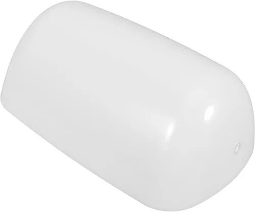 Miniatura 4 de VOSAREA Cubierta de lámpara de mesa retro de plástico blanco reemplazo para lámpara de escritorio de banqueros vintage