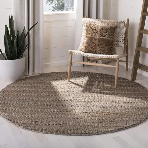 Miniatura 10 de SAFAVIEH Natural Fiber Collection - Alfombra decorativa de 2 x 3 pies, color lejía, yute hecho a mano, diseño trenzado tejido, ideal para entrada
