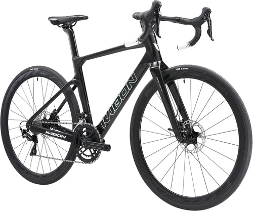 Miniatura 8 de KABON Bicicleta de carretera de carbono completo, 700C marco de fibra de carbono bicicleta de carretera con 105 R7000 22 velocidades freno de disco