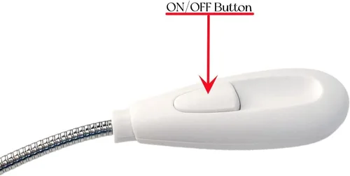 Miniatura 4 de Lámpara de Lectura LED USB con Ajuste Regulable de 2 Brillos, Cuello de Ganso Flexible, Luz USB para Notebook Laptop Teclado, Powerbank