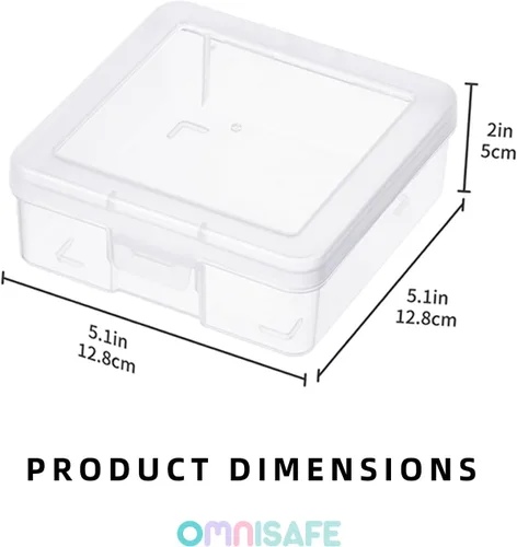 Miniatura 2 de Paquete de 18 Cajas Organizadoras Pequeñas de Plástico para Manualidades y Artesanías, Contenedores de Almacenamiento de Plástico Transparente