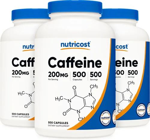 Miniatura 6 de Nutricost, Píldoras con cafeína, 4 lb por porción, 1
