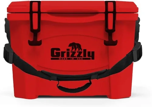 Miniatura 19 de Grizzly - Enfriador de 15 cuartos de galón Baúl de hielo duradero con aislamiento rotomoldeado Fabricado en Estados Unidos Garantía de por