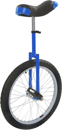 Miniatura 16 de Monociclo de rueda, bicicleta de una rueda con borde y pedales, monociclos de acero modernos para edades unisex de 10 a 60 años, entrenamiento