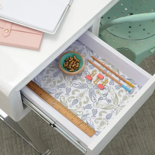 Miniatura 4 de Con-Tact Brand Cubierta Creativa, forro adhesivo para estantes, rollo de vinilo multiusos, fácil de usar y aplicar, 18" x 16', Abby Sage Sabio