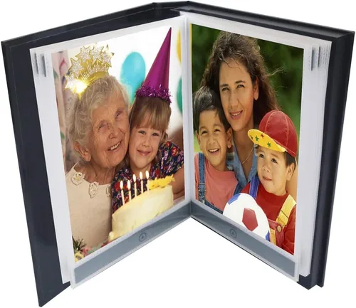 Talking Products, Álbum de fotos parlante grabable por voz. Tiempo de grabación de 6 minutos. Tapa dura y 20 páginas de 7 x 5 pulgadas. Crea tu