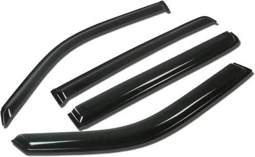 Miniatura 12 de Auto Dynasty 4 protectores de lluvia con cinta adhesiva para ventana compatibles con Honda Civic 1996-2000 de 4 puertas, protectores de lluvia