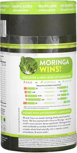 Miniatura 2 de Superalimento de moringa orgánica en polvo de Miracle Tree