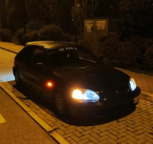 Miniatura 4 de iJDMTOY JDM-Spec - Luces de marca lateral de parachoques delantero con lentes ámbar semitransparentes y LED completos con cables de conexión