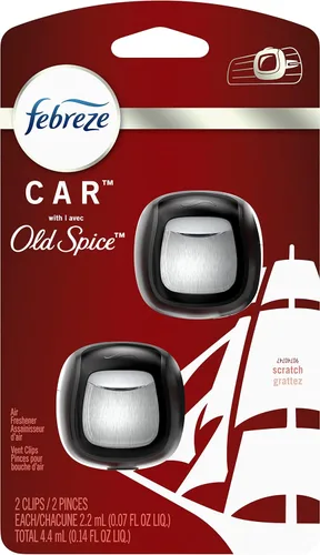 Miniatura 14 de Febreze Ambientador para automóvil, juego de 5 clips de aroma de ganancia más estuche de almacenamiento adicional