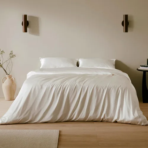 Miniatura 9 de LILYSILK Funda de edredón de seda negra para cama individual, fundas de edredón de seda de 19 momme