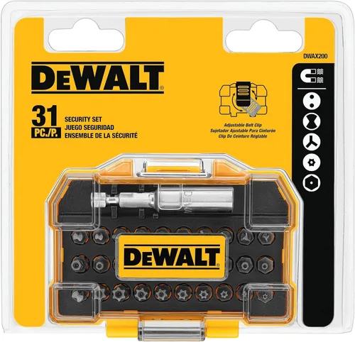Miniatura 4 de DEWALT DWAX200 Juego de destornilladores de seguridad, 31 piezas (Paquete de 5)