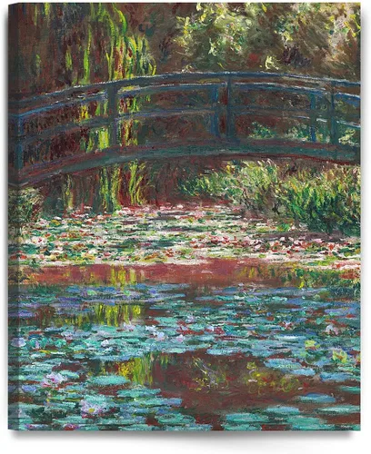 Miniatura 20 de Pinturas clásicas mundiales de Claude Monet Impresión giclée sobre lienzo alargado, pieza de galería para colgar y decorar el hogar, The CliffWalk