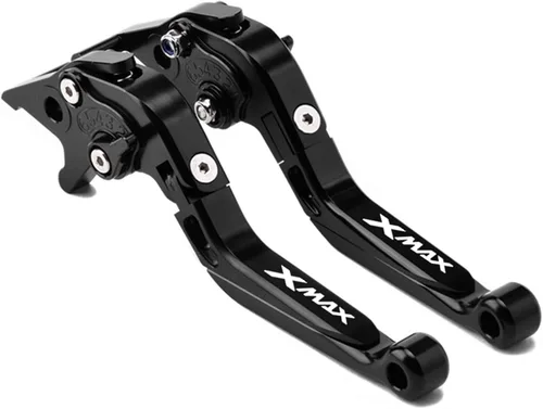 Miniatura 25 de Palancas de freno de embrague de motocicleta plegables extensibles para Yamaha Xmax X-MAX 125 250 300 400 mango de frenos ajustable (color : 1)