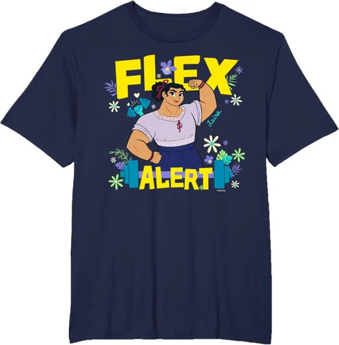 Miniatura 55 de Disney Encanto Luisa Madrigal Flex Alert Camiseta, Negro