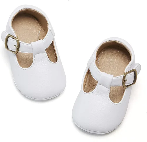 Miniatura 157 de Felix & Flora Zapatos de bebé de suela suave - Zapatos de bebé para caminar, mocasines, suela de goma, zapatos de cuna