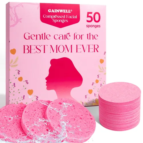 Miniatura 10 de GAINWELL Esponjas faciales comprimidas naturales de 50 colores, para limpieza facial, reutilizables y ecológicas, 50 unidades Varios