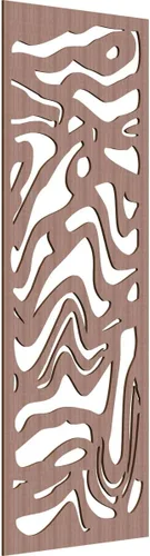 Miniatura 36 de 9 3/8"W x 24 3/8"H x 1/4"T Northfield Decorativos Paneles de Pared de Madera Calado, Abedul