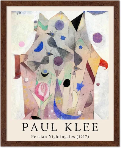 Miniatura 48 de Poster Master Póster vintage de Paul Klee – Impresión retro de cómicos – Arte de dibujo – Arte abstracto – Regalo para hombres y mujeres – Estilo-09