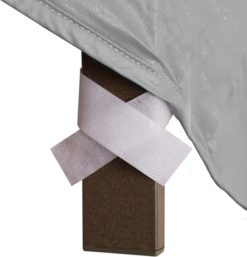 Miniatura 3 de Protective Covers Funda de mimbre resistente a la intemperie para sofá de 3 asientos, gris, grande
