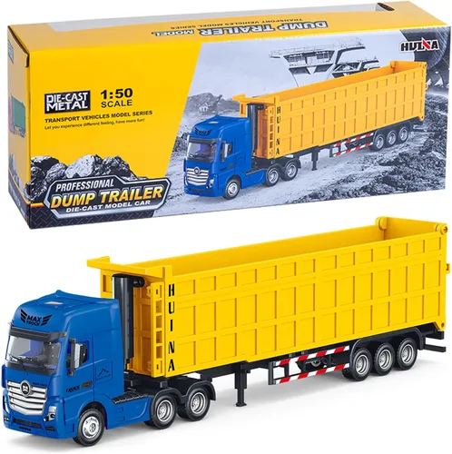 Miniatura 11 de Camión de bomba de hormigón Vehículos de construcción Juguetes, escala 1:50 Diecast Site Hormigón Bomba Camión, Camiones de juguete para niños