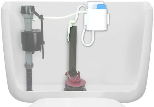 Miniatura 3 de Fluidmaster 8102P8 Flush 'n Sparkle Recambios del Sistema de Limpieza Automática de Taza de Inodoro, Azul Paquete de 2, Versión Mejorada