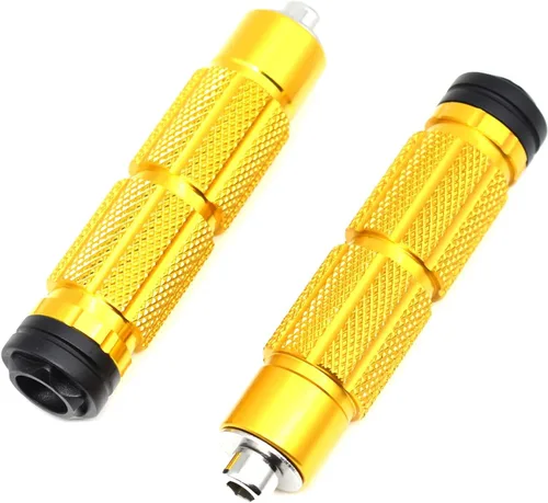 Miniatura 10 de M8 Estriberas Plegables para Motocicleta Estriberas Delanteras Coche Eléctrico Antideslizantes Reposapiés Traseros Bicicleta 90 Grados Fijo Plegable