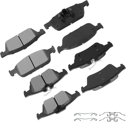 Miniatura 25 de cciyu - Juego de pastillas de freno de cerámica profesionales delanteras - Para Geo Prizm (1993-1997), Toyota Camry (1992-2001), Celica (1994-1997)