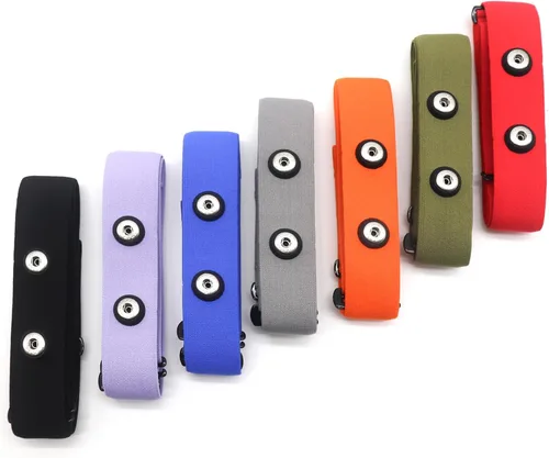 Miniatura 2 de Polar H10 H9 H7 Correa de pecho de repuesto - Ajustable suave HRM compatible con sensor de frecuencia cardíaca polar Púrpura