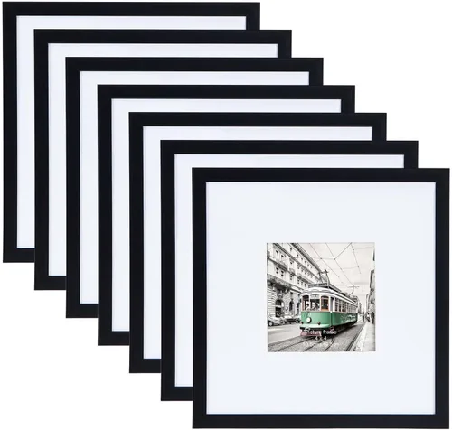 Miniatura 33 de Giftgarden - Juego de 7 marcos para fotos de 4 x 6 pulgadas, color negro, marcos para fotos de 4 x 6 pulgadas para pared o mesa