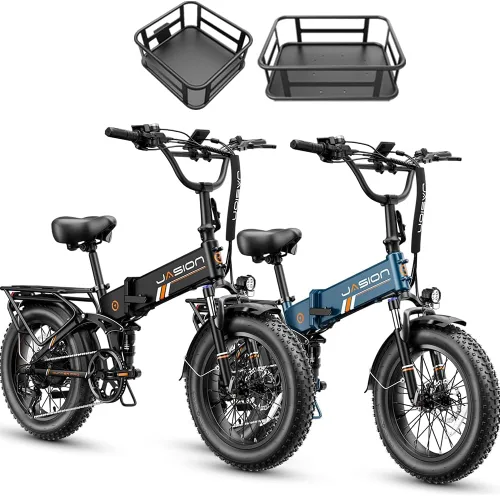 Miniatura 12 de Jasion X Hunter PRO/ST Electric Bike for Adults,1800/1400W Peak 20''Fat Tire Foldable E Bikes,Folding Ebike Up to 80/70 Miles Range 30 MPH,720/624WH