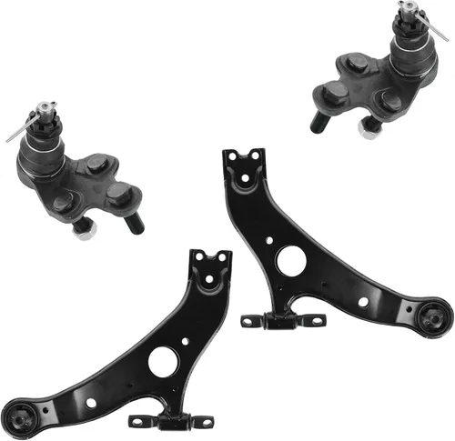 Miniatura 54 de TRQ Brazo de control delantero superior e inferior con rótula juego de 4 piezas compatible con Land Rover Range Rover 2003-2012