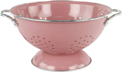 Miniatura 14 de Reston Lloyd Calypso Basics - Colador esmaltado con recubrimiento en polvo con base sólida, cesta coladora con asas, para pasta, bayas, verduras