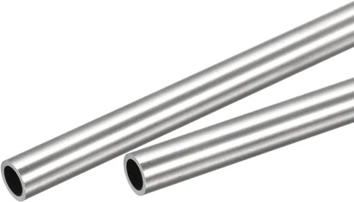 uxcell Tubo de acero inoxidable 316, tubo de 0.315 in de diámetro exterior de 0.039 in de grosor de pared de 9.843 in de longitud, 2 unidades