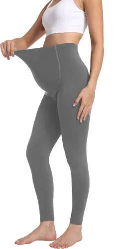 Miniatura 3 de Foucome Conjunto de ropa interior térmica de maternidad, conjunto de pijama largo con forro polar para mujeres embarazadas